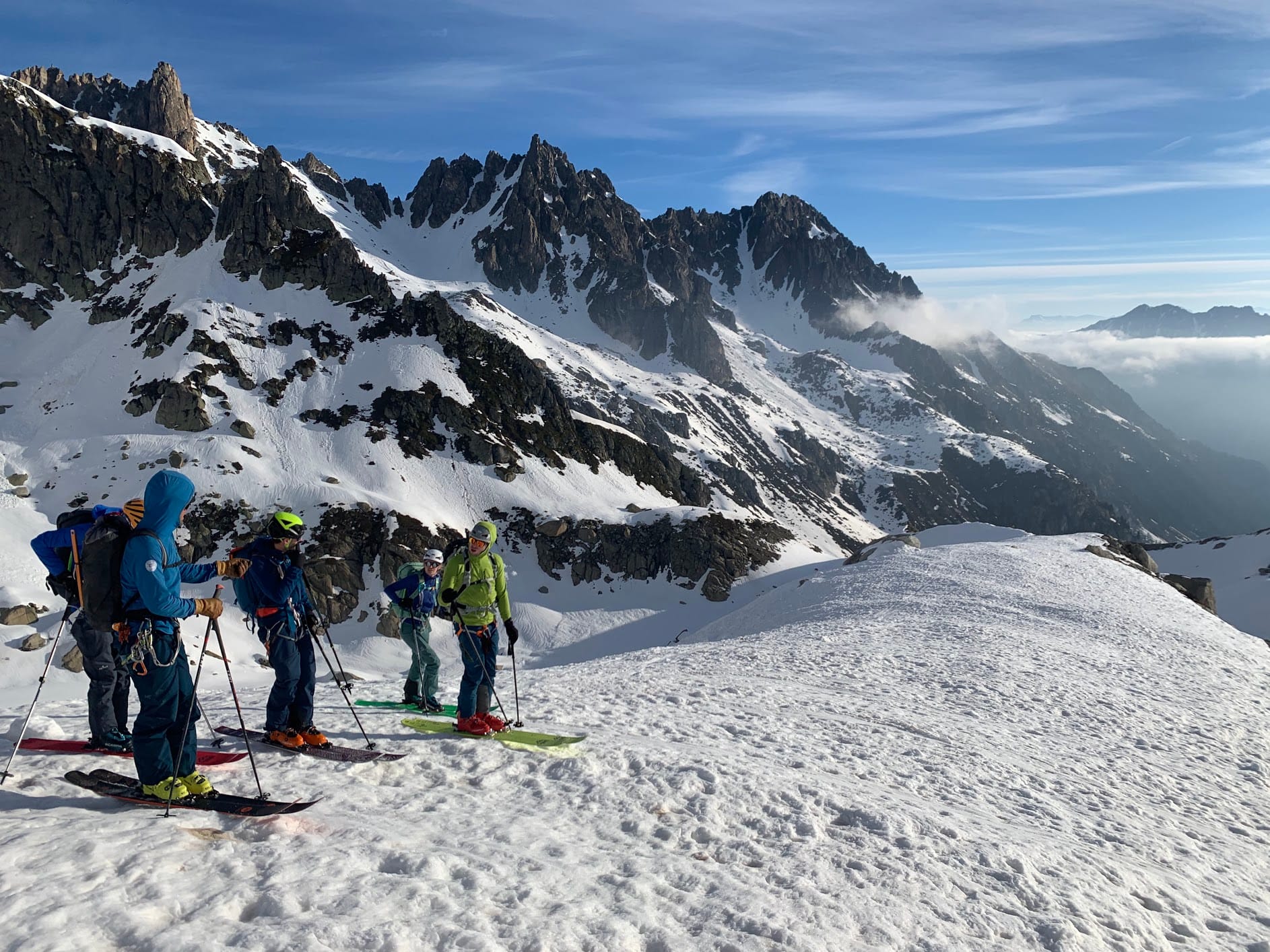 Skiing the Haute Route